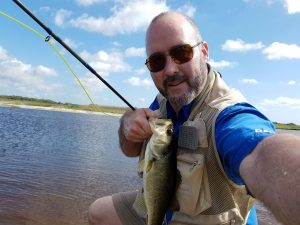 Bass on the fly on the St Johns River