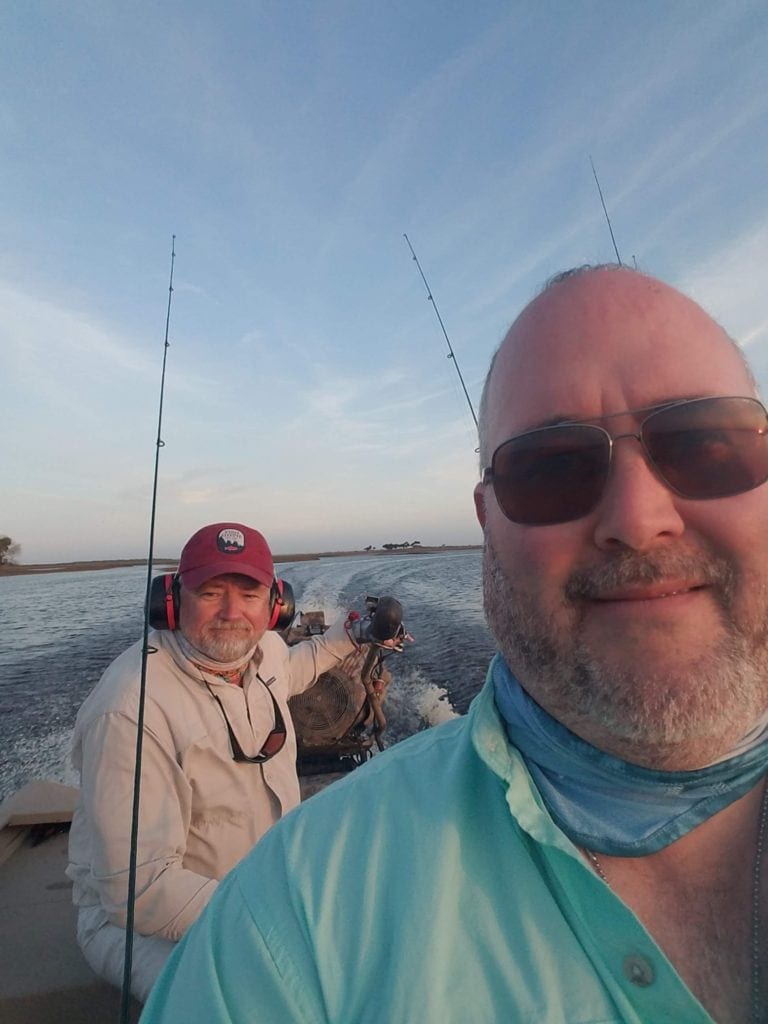 shad fishing with Mark Benson