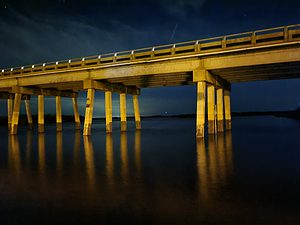 SR46 Bridge at Night