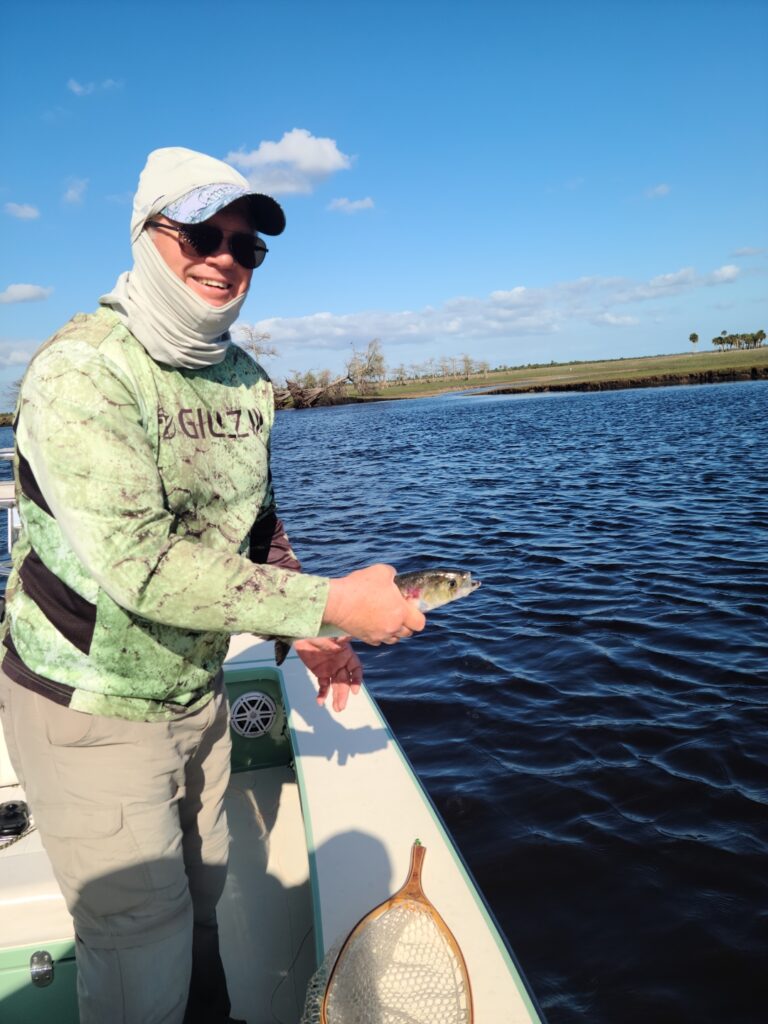 Mike Holding a Nice Shad