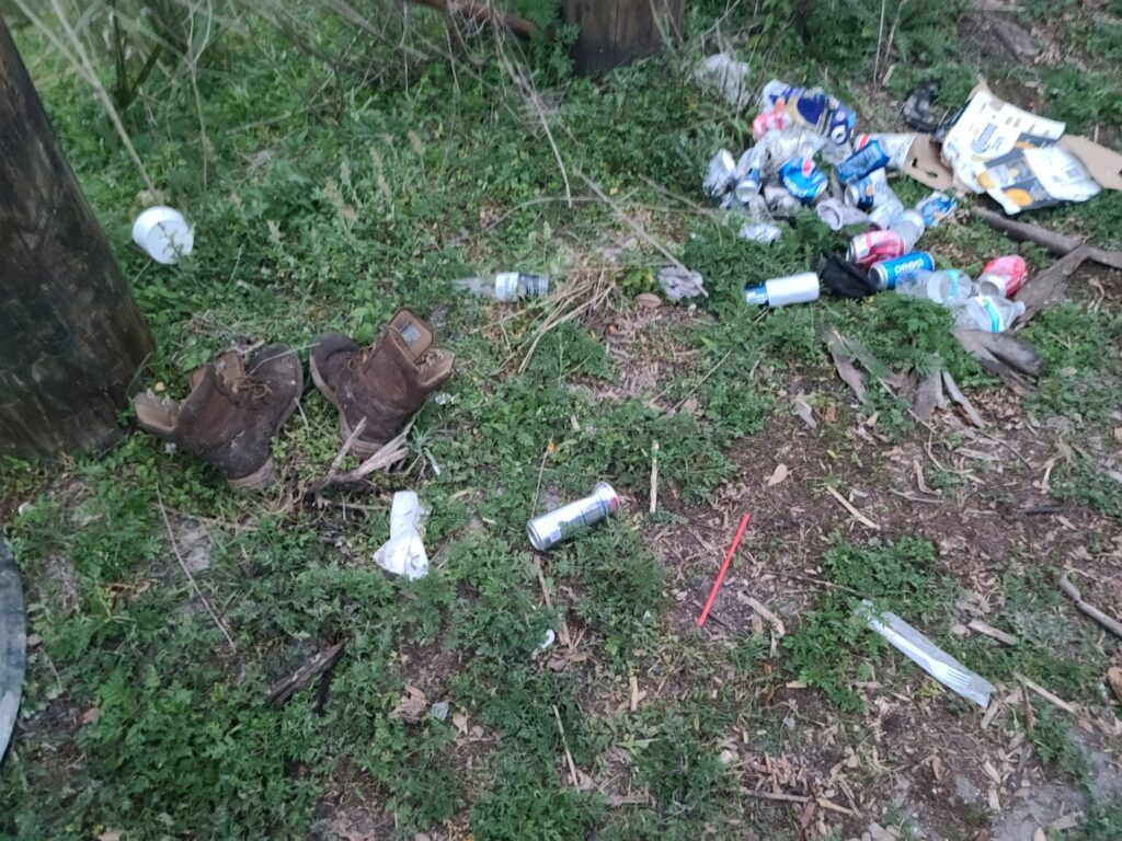 Garbage at Tosohatchee